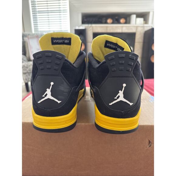 SIZE 13 Jordan Air Jordan 4 Retro Thunder Black/Yellow DH6927-017 Men\'s Sneaker main image 12